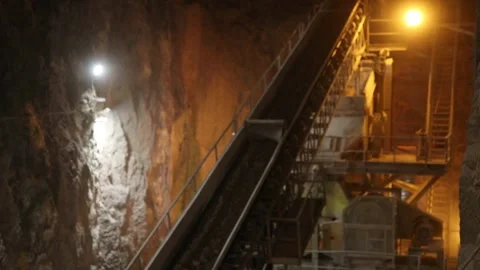 Gravel pit mining Stock Footage 169397877