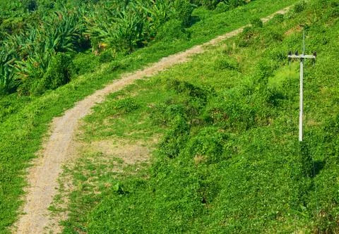 Gravel road Stock Photos