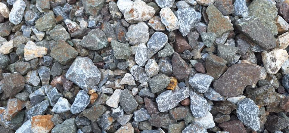 Gravel texture background pattern. Stock Photos
