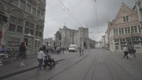 Gravensteen 스톡 동영상 172092017