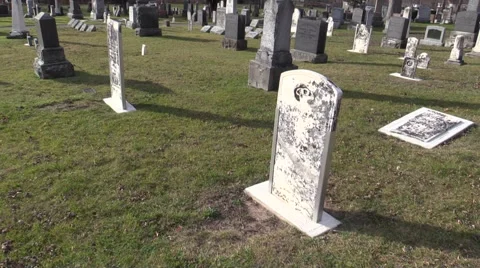 Graves of Our Forefathers Stock Footage 58320463