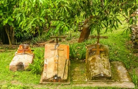 Graves in Sumbava Stock Photos