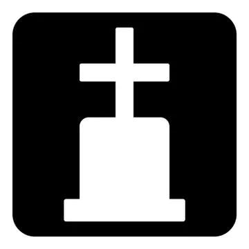 Gravestone. Illustrazione stock