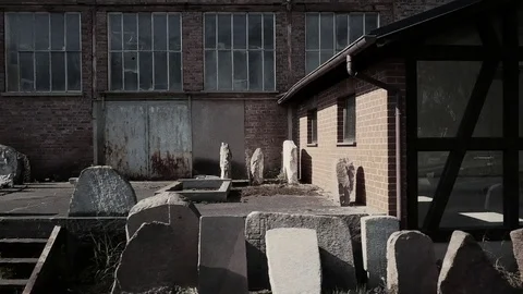 Gravestones Pan Stock Footage 81165260