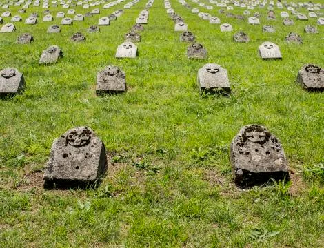 Gravestones Foto stock