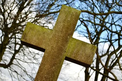 Graveyard Cross Stock Photos