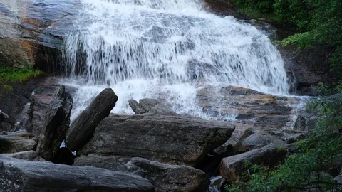 Graveyard Fields Lower Falls 2 Stock Footage 111386419