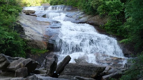 Graveyard Fields Lower Falls 3 Video stock 111386857