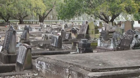 Graveyard Vídeo Stock 8654103