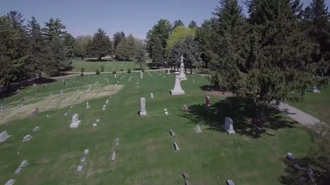 Graveyard Stock Footage 77708190