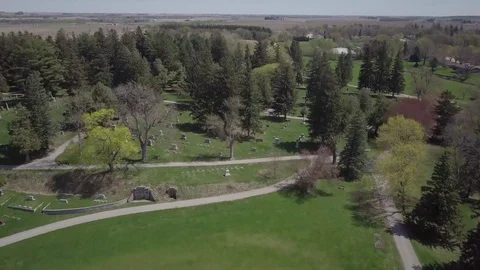 Graveyard Stock Footage 77708657