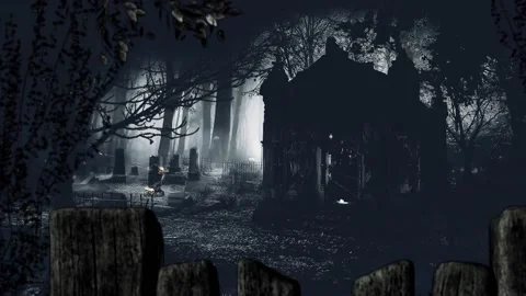 Graveyard Stock Footage 233969890