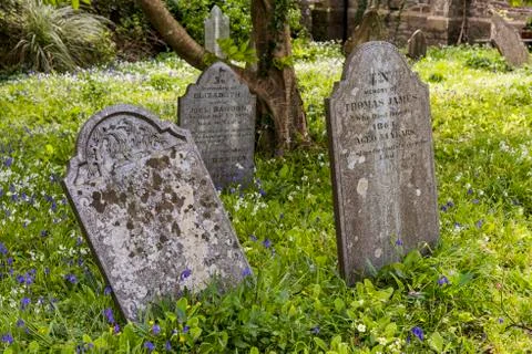 Graveyard Godolphin Cross Stock Photos