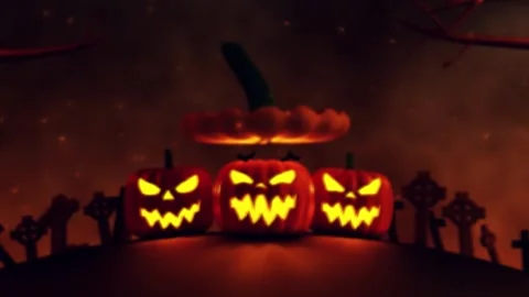 Graveyard Halloween Unveil Stock After Effects