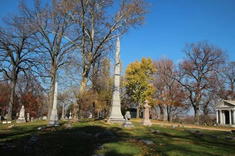 Graveyard Markers Stock Photos