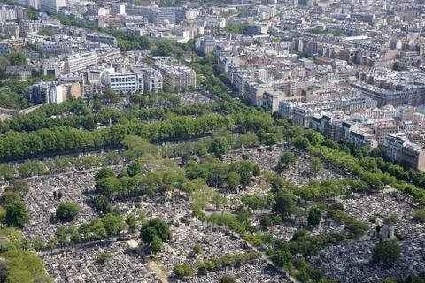 Graveyard in Paris Stock Photos