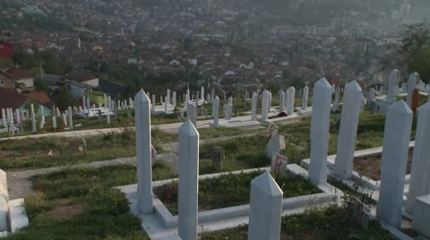 Graveyard. Sarajevo. 10 動画素材 8677076