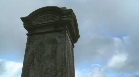 Graveyard tomb timelapse Stock Footage 304735