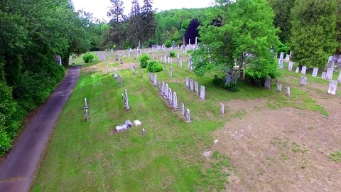 Graveyard Travel Video stock 78577845