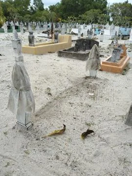 Graveyard view Stock Photos