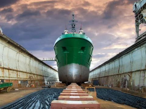 Graving dock Stock Photos