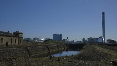GRAVING DOCKS IN THE SUN Stock Footage 125267813