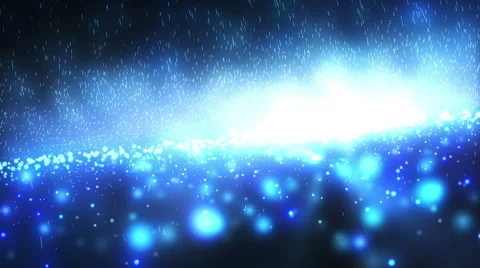 Gravitation. Tech backround. Abstract space background with motion particles.  Video stock 47890857