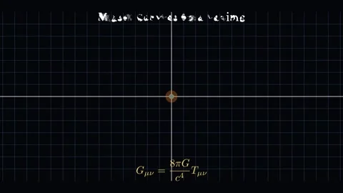 Gravitational Waves - The fabric of spacetime Stock Footage 340123334