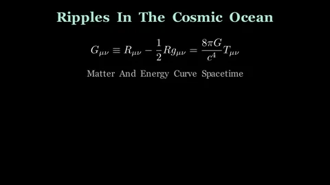 Gravitational Waves - Ripples in the cosmic ocean Stock Footage 339892098