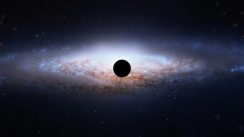 Gravitational waves by two distant black holes merging, elements of this Stock Footage 95854655