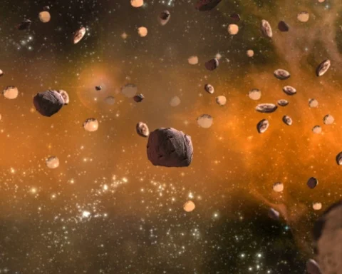 Gravity of Asteroids PAL Stock Footage 87724081