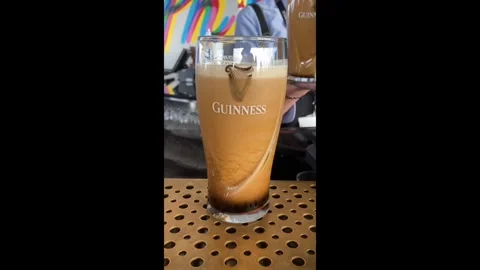 Gravity Bar of Guinness Stonehouse Stock Footage 326464448