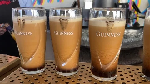 Gravity Bar of Guinness Stonehouse Stock Footage 326464450