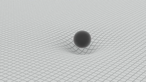 Gravity, gravitational waves concept. Physical and technology background. Stock Footage 239611533