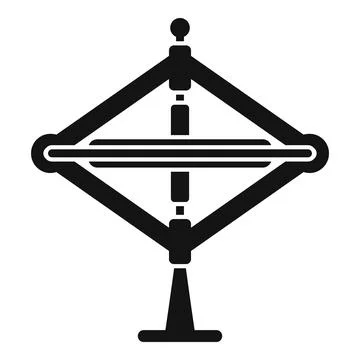 Gravity gyroscope icon simple vector. Mobile accelerometer Stock Illustration