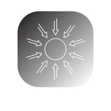 Gravity icon vector Stock Illustration