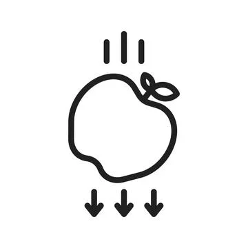 Gravity icon vector image. Stock Illustration