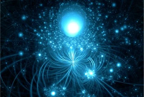 Gravity lens Stockillustratie