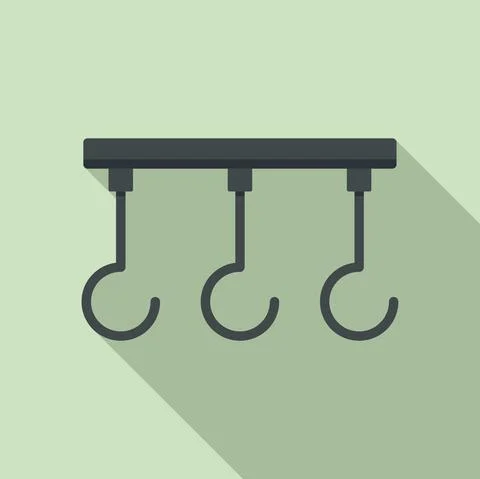 Gravity science equipment icon, flat style Stock Illustration