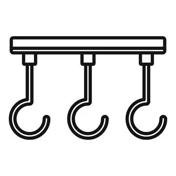 Gravity science equipment icon, outline style Stock Illustration