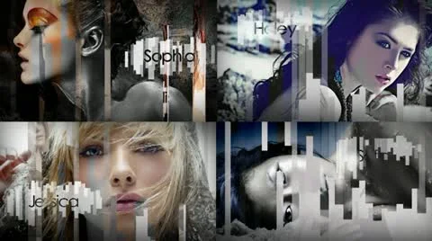 Gravity Slideshow Modèle After Effects