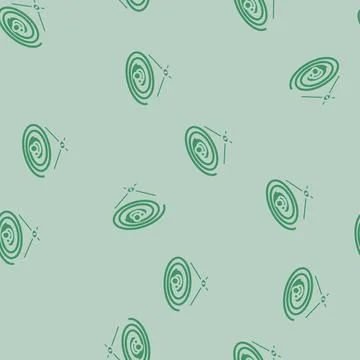 Gravity waves space exploration glyph vector seamless pattern イラスト素材