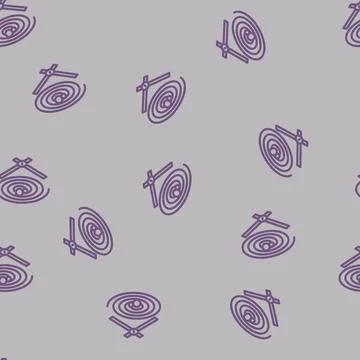 Gravity waves space exploration line vector seamless pattern Stockillustratie
