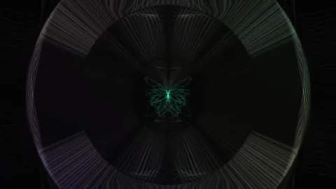 Gravity's Echo 2410(abstract,colorful,background) Stock Footage 289121545