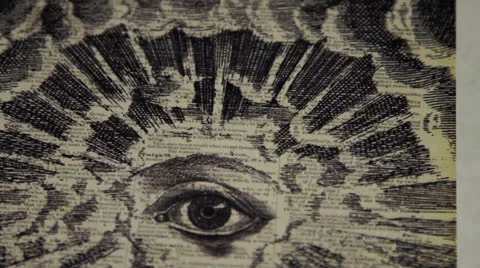 Gravure - All Seeing Eye Stock Footage 24465512
