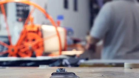 Gravure printing technology Video stock 98861794