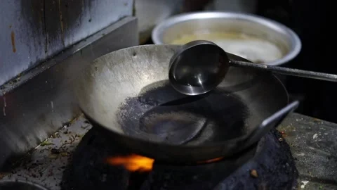 Gravy Chicken Momos Stock Footage 132581833