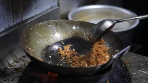 Gravy Chicken Momos Stock Footage 132581899