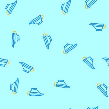 Gravy jug meal drink vector seamless pattern Stock Illustration