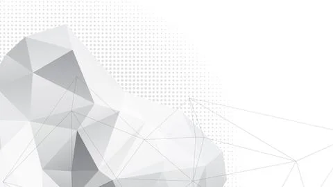 Gray abstract background for designers. Advertisement banner with shapes. Stock Illustration
